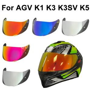 AGV K5 K3SV K1 컴팩트 ST 바이크 오토바이 헬멧 바이저 앞 유리 쉴드 액세서리 안경 Casco 용 렌즈