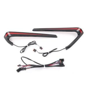 Top!-바이크 오토바이 리어 새들백 트레이서 LED 표시등 로우 라이더 ST FXLRST 엘 디아블로용 브레이크 라