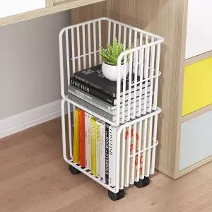 책장 달린 옆 아래 바퀴달린 바퀴 낮은책장 미니