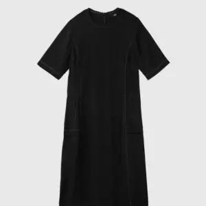 올리비아로렌 HC03 니트 시보리 배색 스티치 인견 원피스  VOC OA4M 5316