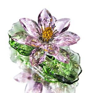 크리스탈 연꽃 부처님오신날 소원성취 램프 조명 캔들홀더 만월등 랜턴 용품 탁상용 불교