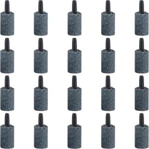 나노 에어 펌프용 소형 양동이와 어항을 위한 포플라이 수족관 1인치 스톤 실린더 그레이 버블 디퓨저 산소