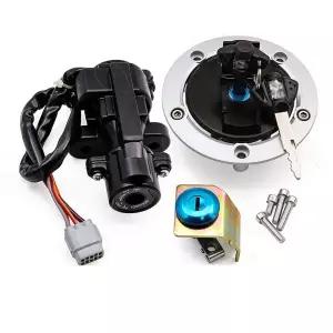 호환   점화 스위치 어셈블리 연료 탱크 커버 잠금 캡 엔진 후크 잠금 키 Suzuk1 GSXR 600 750 GSXR600 GSX