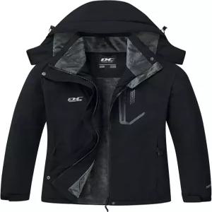 다이아몬드 캔디 여성용 겨울 스키 재킷 후드 방풍 따뜻한 눈 방수 레인 코트