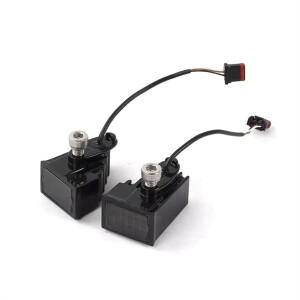 ! 바이크 오토바이 LED 페어링 장식 헤드 라이트 회전 경고등 도구 Harley Softail Low Rider ST El Diablo