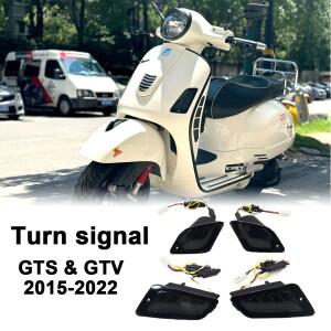 베스파 GTS SUPER 300 250 GTV300 gtv 2015-2018-2022용 바이크 오토바이 방향 지시등, 브레이크 신호등