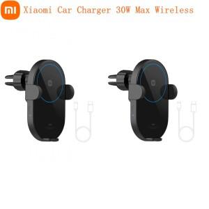 Xiaomi 무선 차량용 충전기 30W 최대 고속 플래시 지원 전원 끄기  유도 확장 전화 홀더