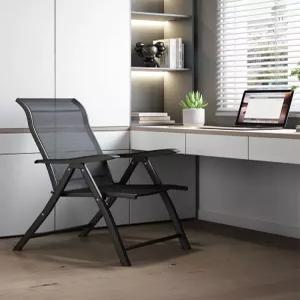 풀메쉬의자 통기성체어 사무용의자 각도조절 야외휴식스툴 접이식폴딩 보조가구