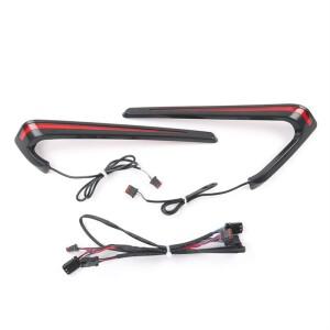 AED8-바이크 오토바이 리어 새들백 트레이서 LED 인디케이터 턴 브레이크 라이트 로우 라이더 ST FXLRST 엘