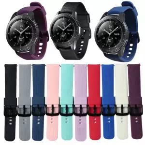 호환   워치용 실리콘 밴드 스트랩 액티브 2 기어 S2 스마트워치 손목 밴드 Amazfit GTS 2 Mini Bip용 20mm