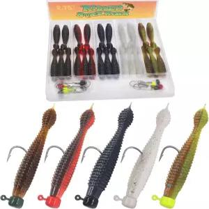 네드-리그 키트-파인즈-베이트-소프트 플라스틱-웜-피싱-루어용 베이스 스틱 수영베이트 미니우 가재 슈룸