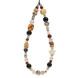 카사팝즈 비즈 카메라 손목 디지털 스트랩 귀여운 랜야드 열쇠고리용 체인 가방 휴대폰