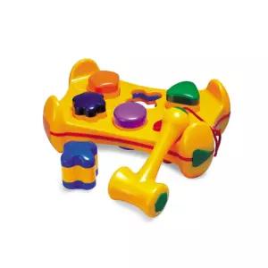 남아돌쟁이 망치놀이 도형 모양 퍼즐놀이 아기발달 사고력 EQ 소근육