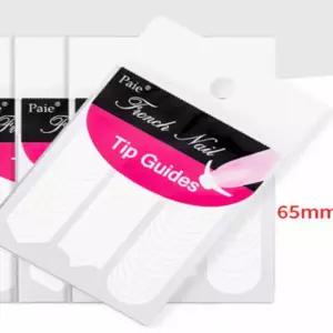 프렌치 네일 가이드 스티커 초보자 셀프 네일아트 라인 테이프 20p