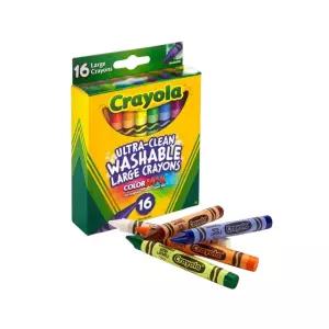 잘 지워지는 유아용 굵은크레파스 16색 영아미술 예쁜학용품 문구류