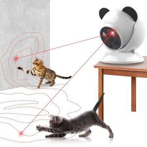 실내 고양이를 위한 우모시스 자동 고양이 놀이품 인터랙티브 / 키티 개, 지루한 성인 u200B u200BLASer