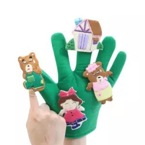 그림책 손가락 인형 놀이 곰 세 마리 교구 피드백 교육완구 엄마표