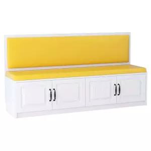 의자 체어 그린 벽쿠션 붙박이 쇼파 원목 대기석 대기