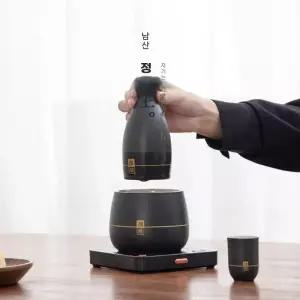 도쿠리 일본 세트 워머 정종 사케 고급 중탕 데우기 보온