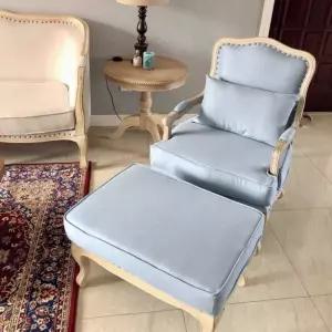 엔틱쇼파 1 빈티지 북유럽 카페 패브릭 체크소파