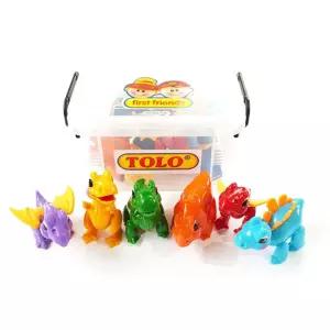 남자아이 장난감 공룡시리즈6종+케이스 동물인형 두뇌개발 작동완구