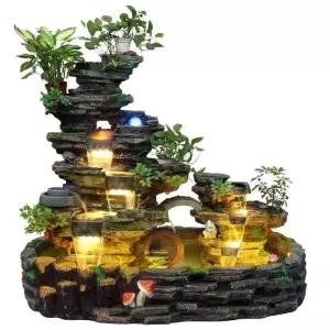 대형 분수대 어항 야외 인테리어 인공 폭포 조경