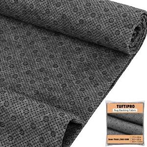 TUFTIPRO 러그 백킹 및 미끄럼 방지 패드 터핑 패브릭 제작 건 펀치 니들 DIY 프로젝트를 위한 80 x80 2mm
