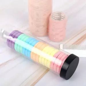 두꺼운 무매듭 머리끈 마카롱 20p 곱창 밴드 안아픈 굵은 고무줄