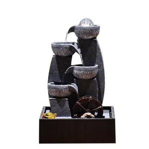 물소리 흐르는물 돌분수대 정원 사진참조 수정구슬 찻집 유수기 연못 천연 흐르는