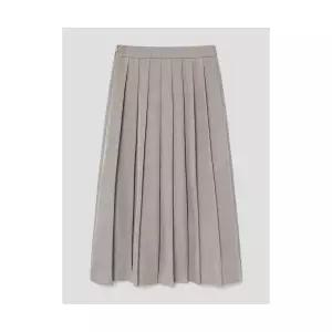 매장정품 에잇세컨즈 8SECONDS 울라이크 플리츠 스커트 베이지 354927MB2A 134764