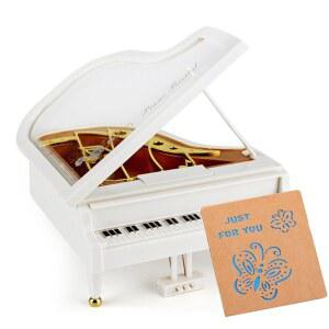 우다니 피아노 뮤직 박스 레트로 클래식 테이블 책상 장식 선물 어머니의 날을 위한