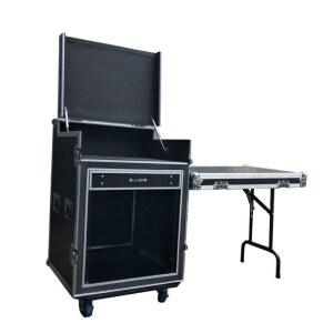 방진함 주문 컴퓨터 와이드 PC거치대 스탠드 회전 등통 스피커 데스크탑 듀얼