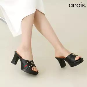 국산 버클 가보시 뮬슬리퍼 8.5cm_26S154