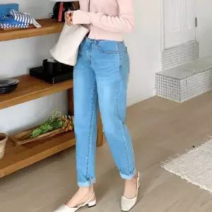 [신상오픈런]블랙진 히든밴딩 스판 세비배기 여성청바지 빅사이즈 (31584014)