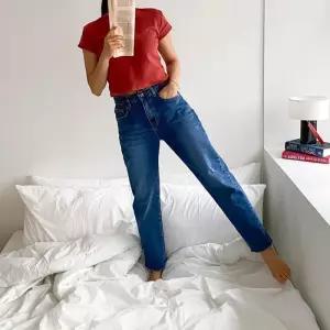 [신상오픈런]배기 찢청바지 테이퍼드 밴딩 항아리 비조 여성데님팬츠 (31583950)