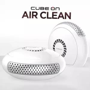 저소음 큐브온 휴대용 공기청정기 화이트 1000W
