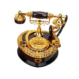 BESTYASH 1Pc 빈티지 전화 음악 상자 장식 보석 정리함 사무실 장식용 매력적인 데스크톱 홈 오피스 디자인을 위한 선물