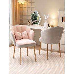 공주 의자 등받이 쿠션증정 원형 LED 수납화장대 화장대 스툴 북유럽풍 유럽풍