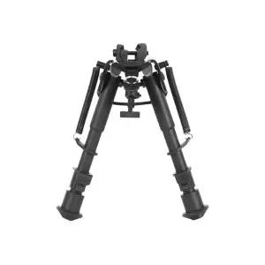 조절 가능한 거치대 바이포드 메탈 브래킷 반합금 블랙 접이식 받침대 삼각