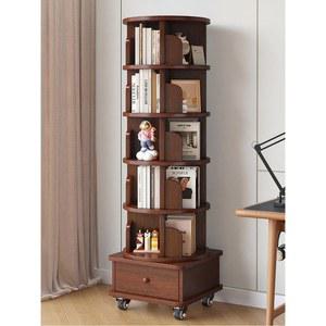 원목 회전 책장 자작나무 스탠드 슬림 진열장 거실 비정형 기타 코너 회전책꽂이 코너형
