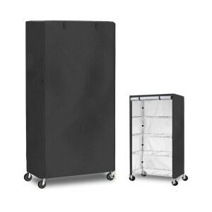 스피드렉 커버 선반 행거 주방 진열대 야외 방수 스피드 검정 스피드랙 수납장 210d 신발장 91x46x183cm