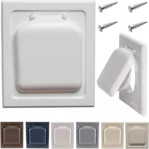 NO-PEST 환기구 전용 듀얼 도어 드라이어 커버 실외 4인치 또는 욕실 선풍기 미국산 모든 중 자외선