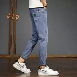 야무치 팬츠 청 캐주얼 남친 배기핏 핏 앵클 스판 데일리룩 스키니진 KUK1