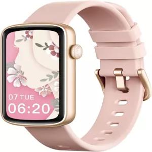 여성용 샹윙 피트니스 시계 심박수 모니터가 있는 LINN2 트래커 혈중 산소/수면 만보계 iOS/안드로이드