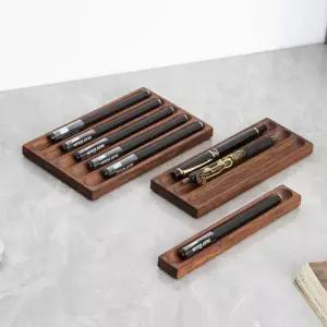 만년필 홀더 필기구 받침대 거치대 나무받침
