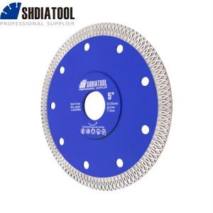 SHDIATOOL X 메쉬 다이아몬드 컷 블레이드 원형 톱 절단 디스크 타일 대리석 도자기 스톤 화강암 전동 공구