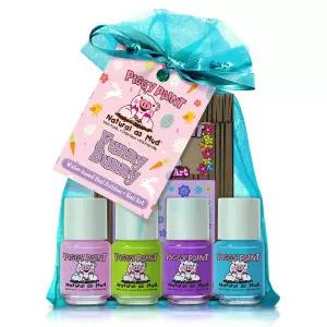 돼지 페인트 100 무독성 소녀 매니큐어 - 안전하고 화학 물질이 없는 용 저취 재미있는 토끼 무독성이며