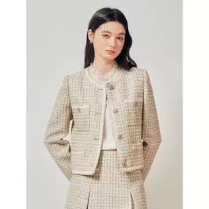 JJ지고트 트위드 라운넥 크롭재킷 GR2M0JK901 989604