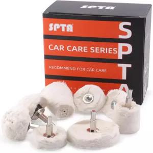 드릴용 연마 휠 SPTA 버퍼링 걸레 매니폴드/알루미늄/스테인리스 스틸/크롬용 1/4인치 육각 샤프트가 있는