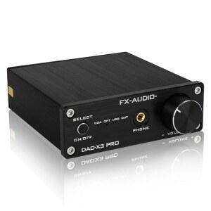 FX-Audio DAC-X3PRO USB DAC ESS9023 하이파이 디코더 지원 헤드폰 휴대용 ASRC 전송 CS8416